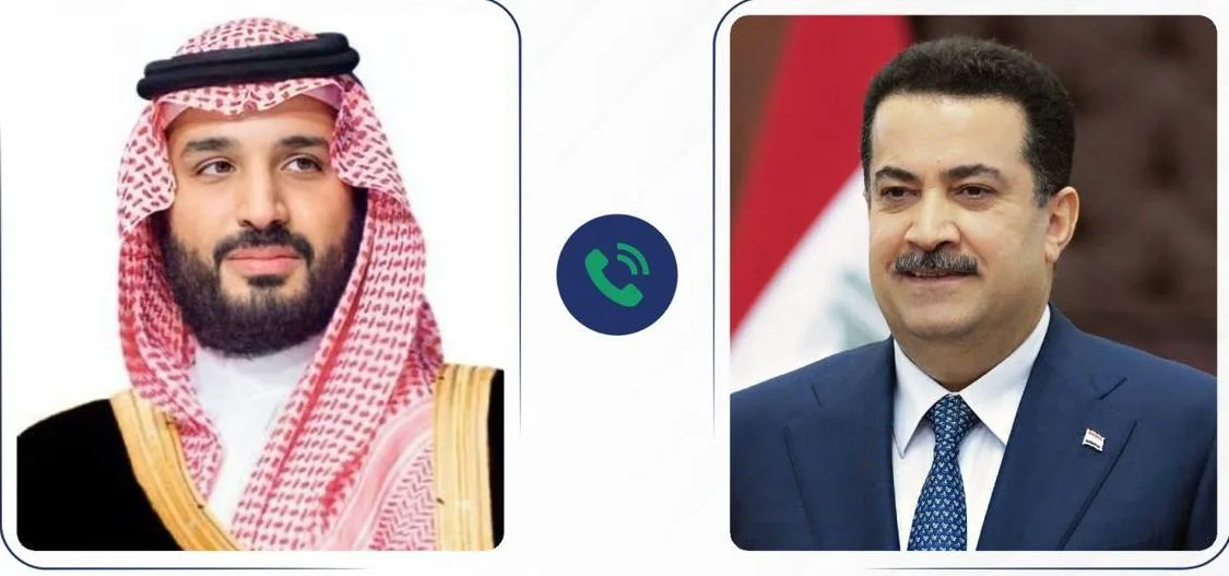 السوداني يتباحث هاتفياً مع ولي العهد السعودي