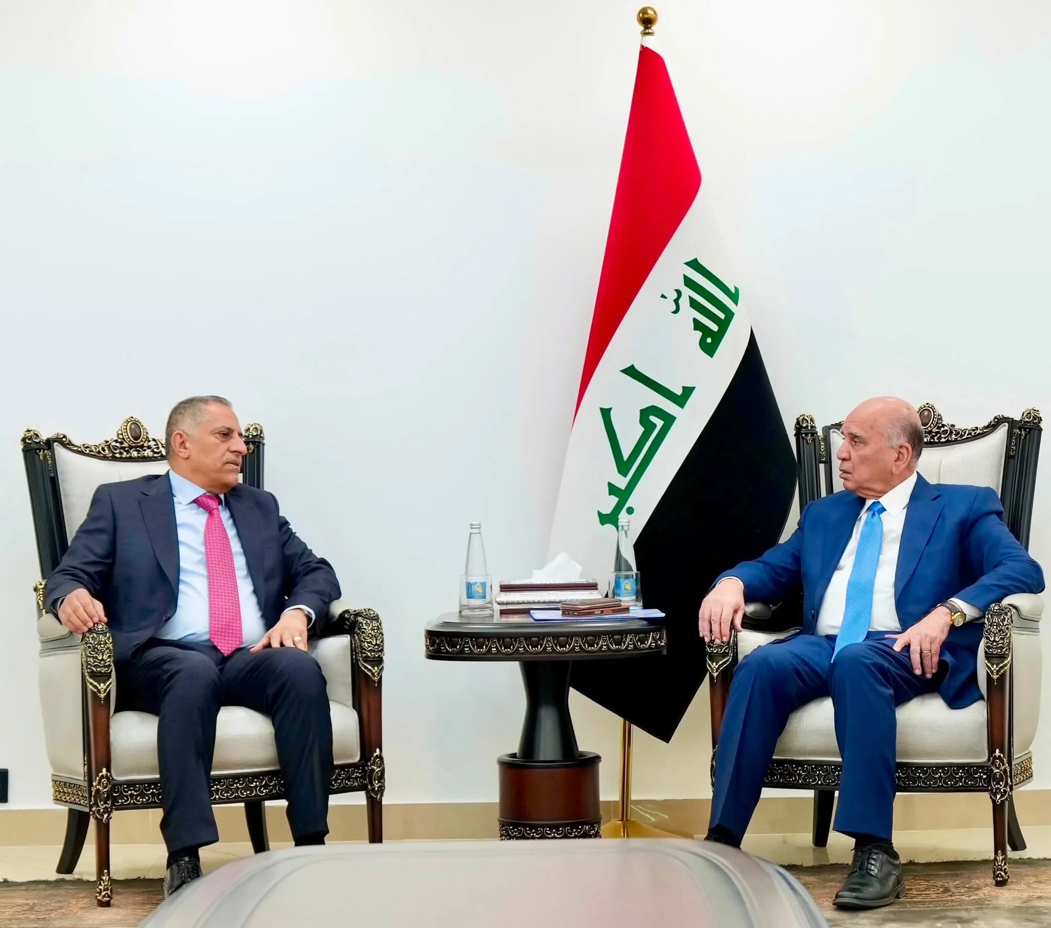 وزير الخارجية ومستشار الأمن القومي يؤكدان دعم جهود الحكومة وتعزيز العلاقات الخارجية المتوازنة